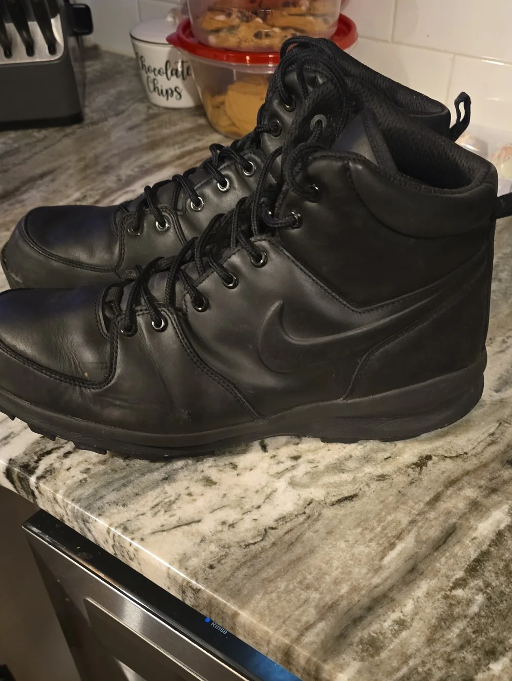 Mens Nike Manoa Leather Boots